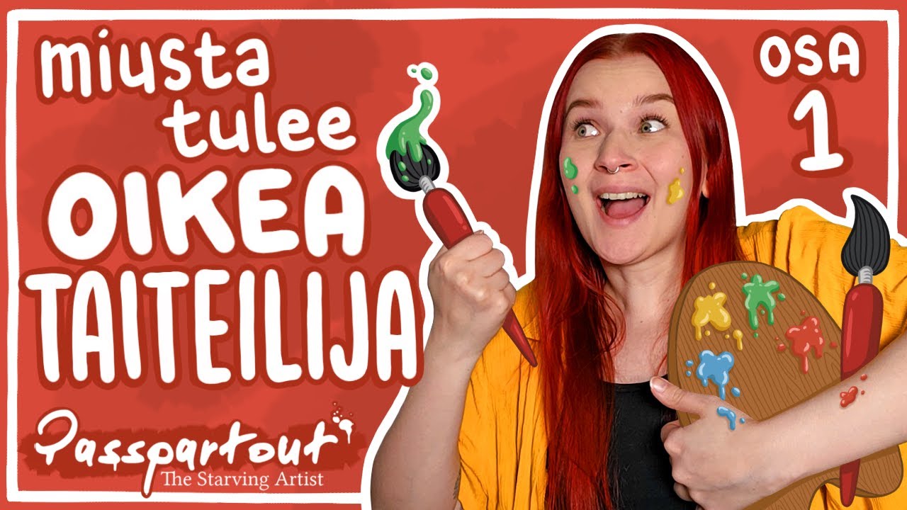 Matkani kohti OIKEAA TAITEILIJUUTTA alkaa! || Passpartout L&Auml;PIPELUU (1/3)