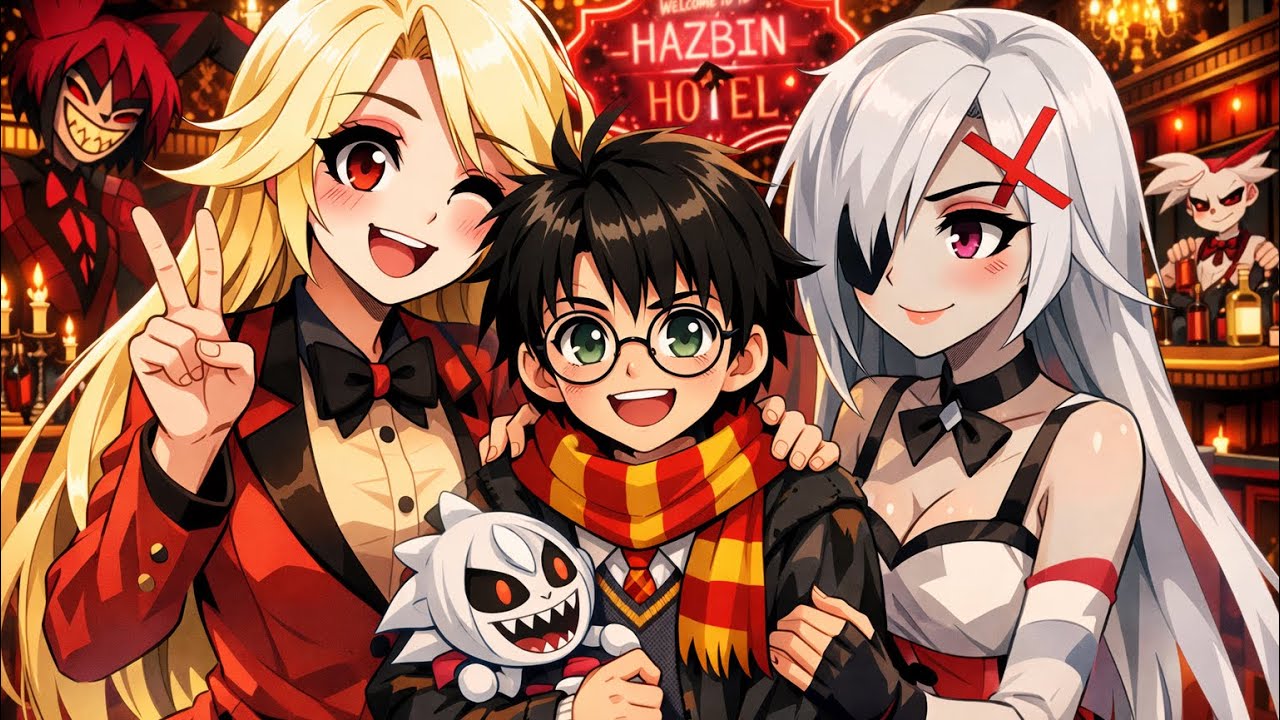 What If Harry Potter Was Raised By Charlie And Vaggie In Hazbin Hotel?