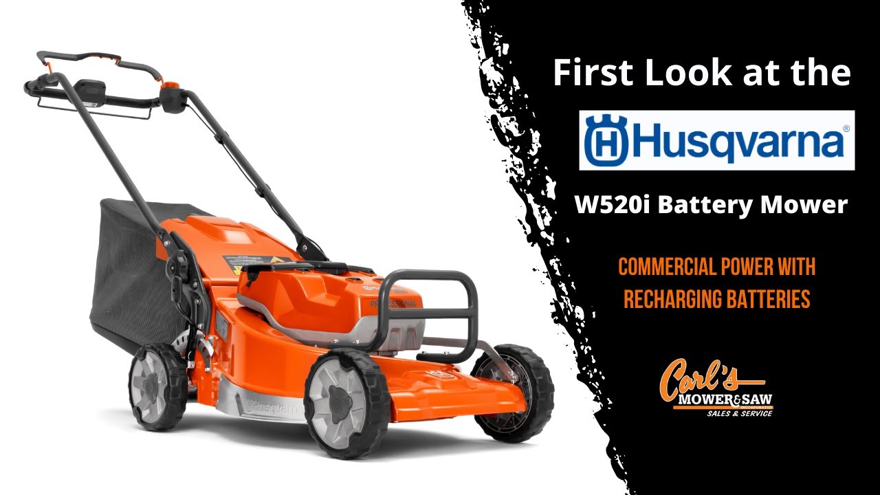 First Look at the Husqvarna W520i Commercial Battery Mower