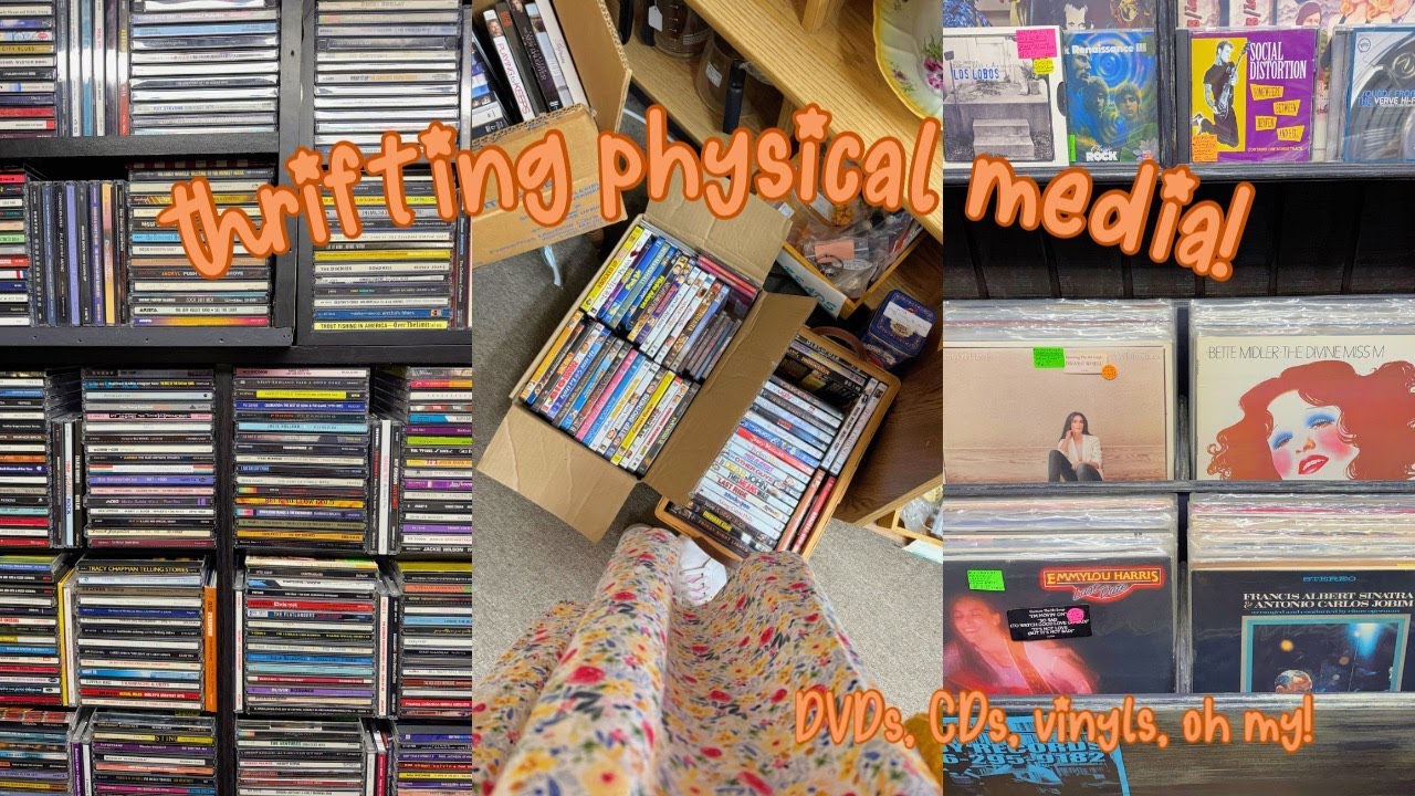 let's go thrifting for physical media!