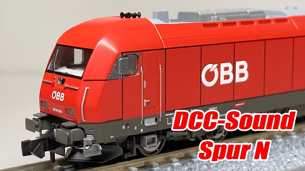 FLEISCHMANN 726089 ÖBB Diesellok Rh2016 ER20 “Hercules” Modellbahn DCC Sound Spur N / N Scale