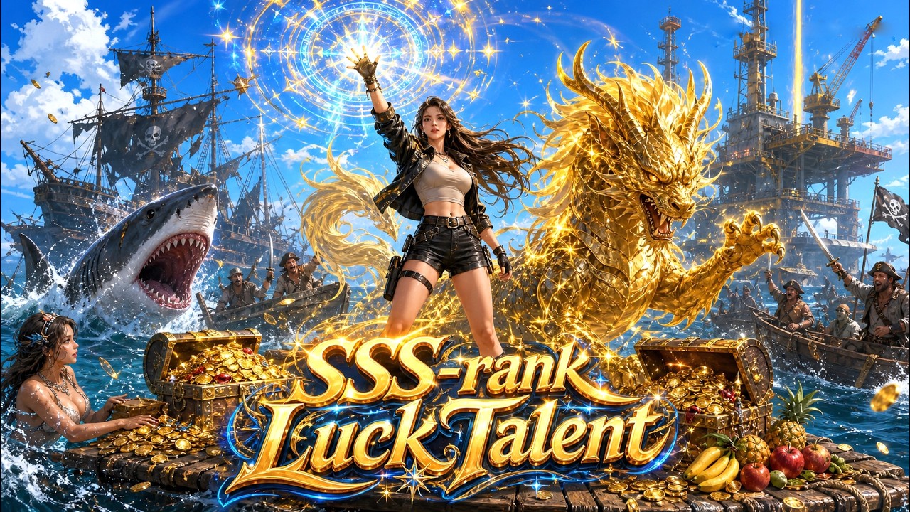 【DUB】Isekai ocean survival! Awaken SSS luck, evolve broken raft into god-level sea fortress! #anime