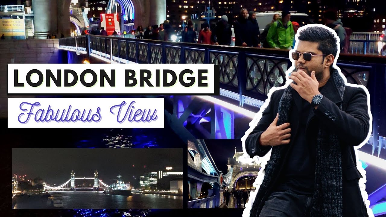 Magical London Bridge at Night | 4K Video | United Kingdom