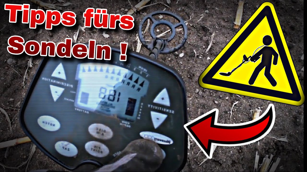 🚸 Tipps u. Tricks f&uuml;rs Sondeln! Sondeltipps f&uuml;r Anf&auml;nger / Metalldetektor | Outdoor Zim