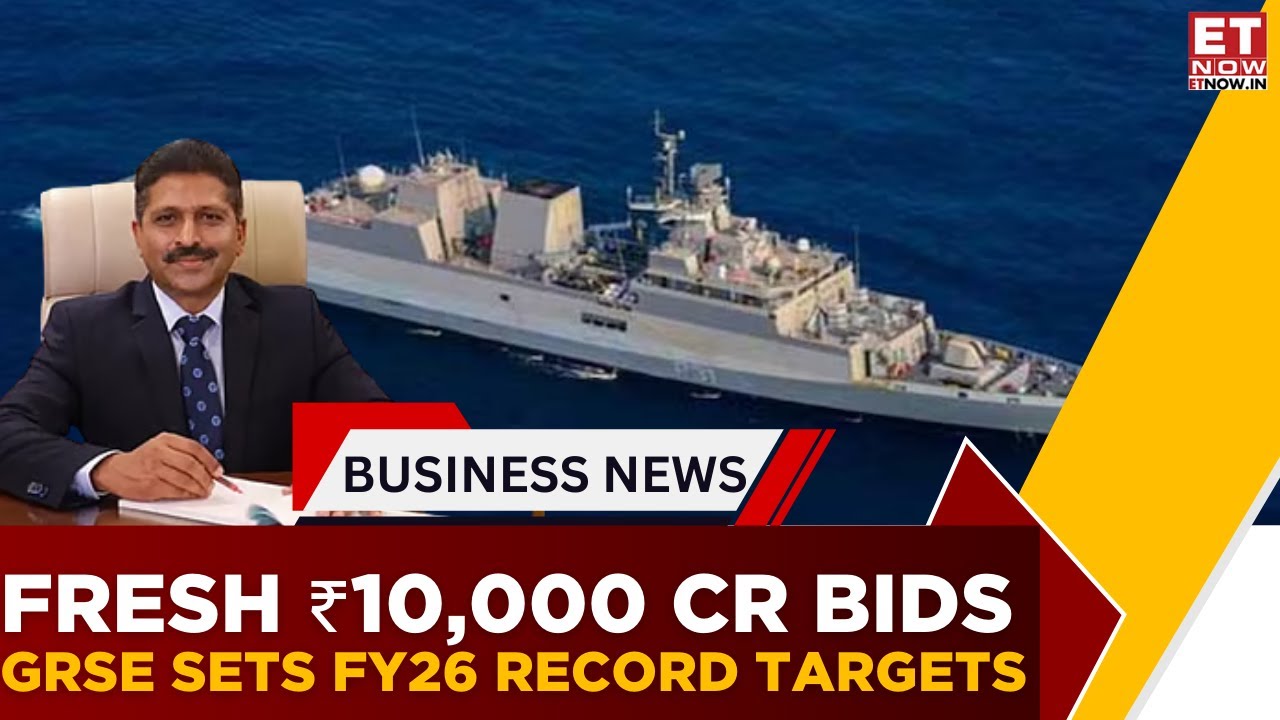 GRSE Delivers 5 Warships in 8 Months | Targets ₹50,000 Cr Order Book by FY26-End | PR Hari