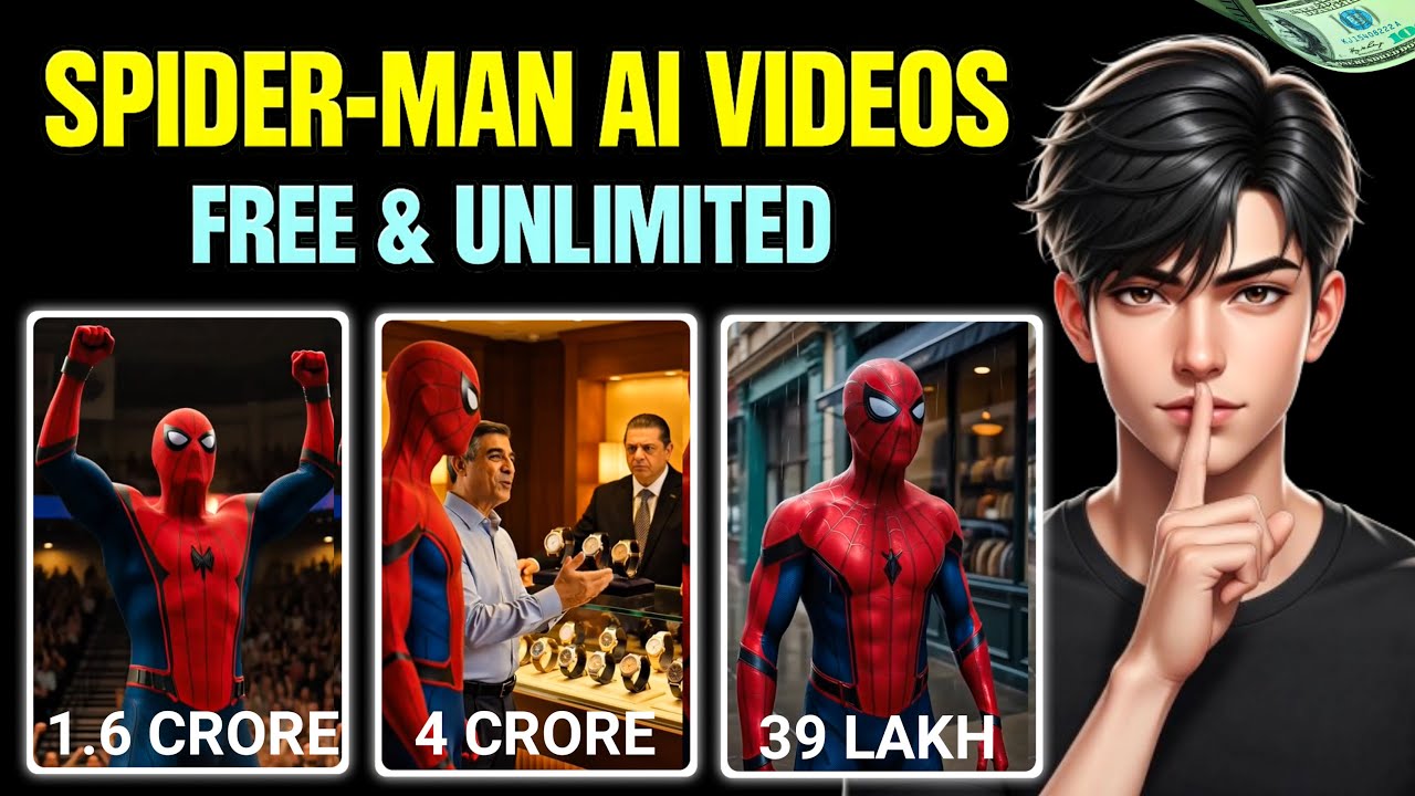 Create Spider Man Ai Videos For Free | Ai Spider Man Video Kaise Banaye | Spider Man Video Editing