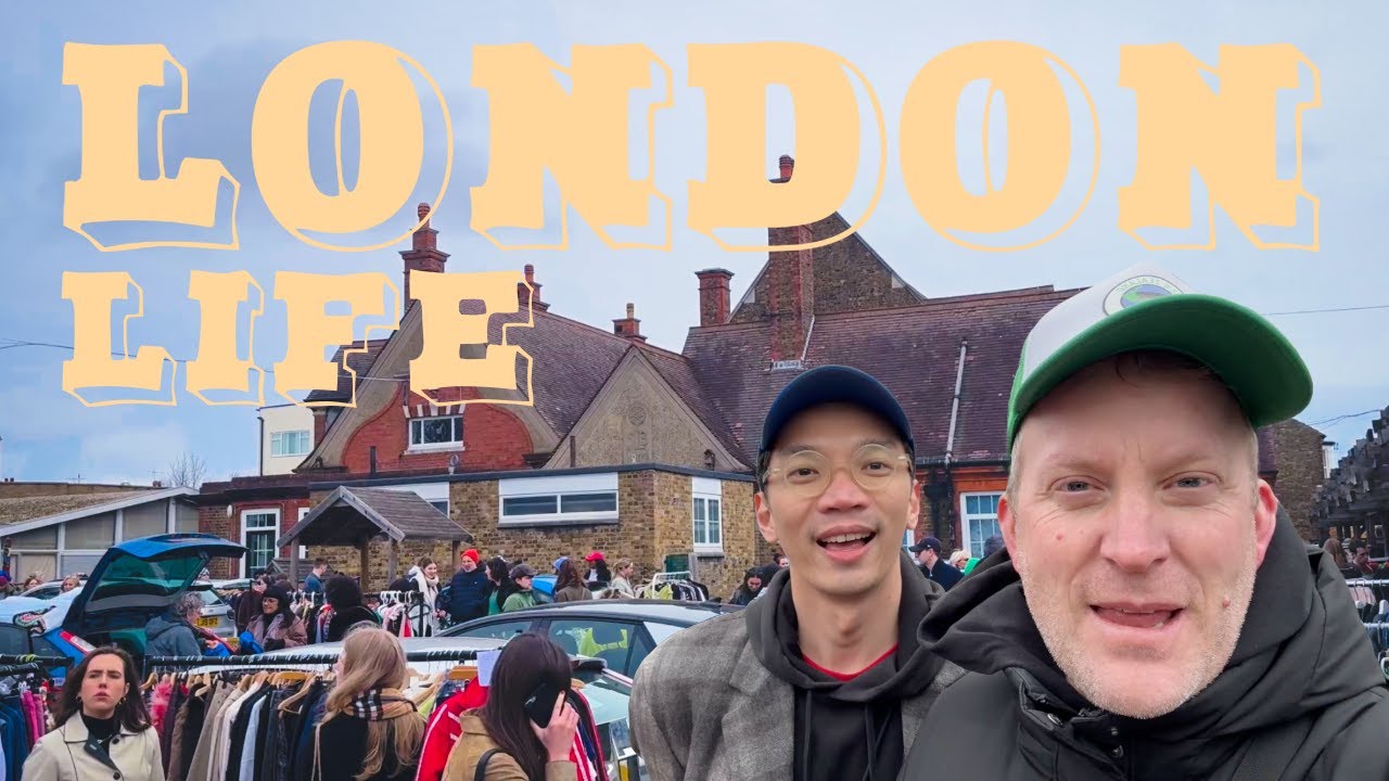 London life Vlog 🇬🇧 First Car boot Sale, North London, Kentish Town, Belsize Park, Cafe Hopping