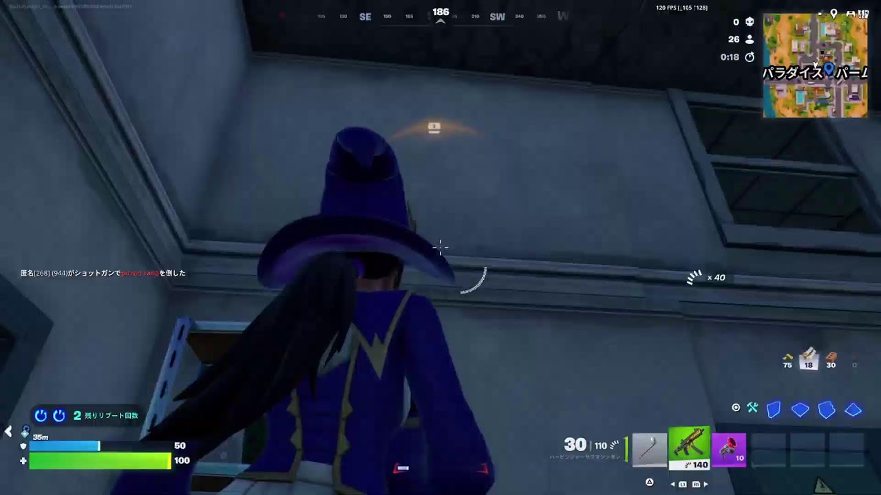 [fortnite]リロードランクー！プラチナ2の50%～