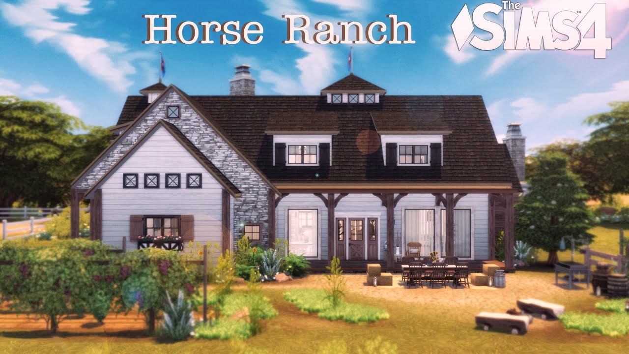 Rustic Cottage (noCC) the Sims 4 
