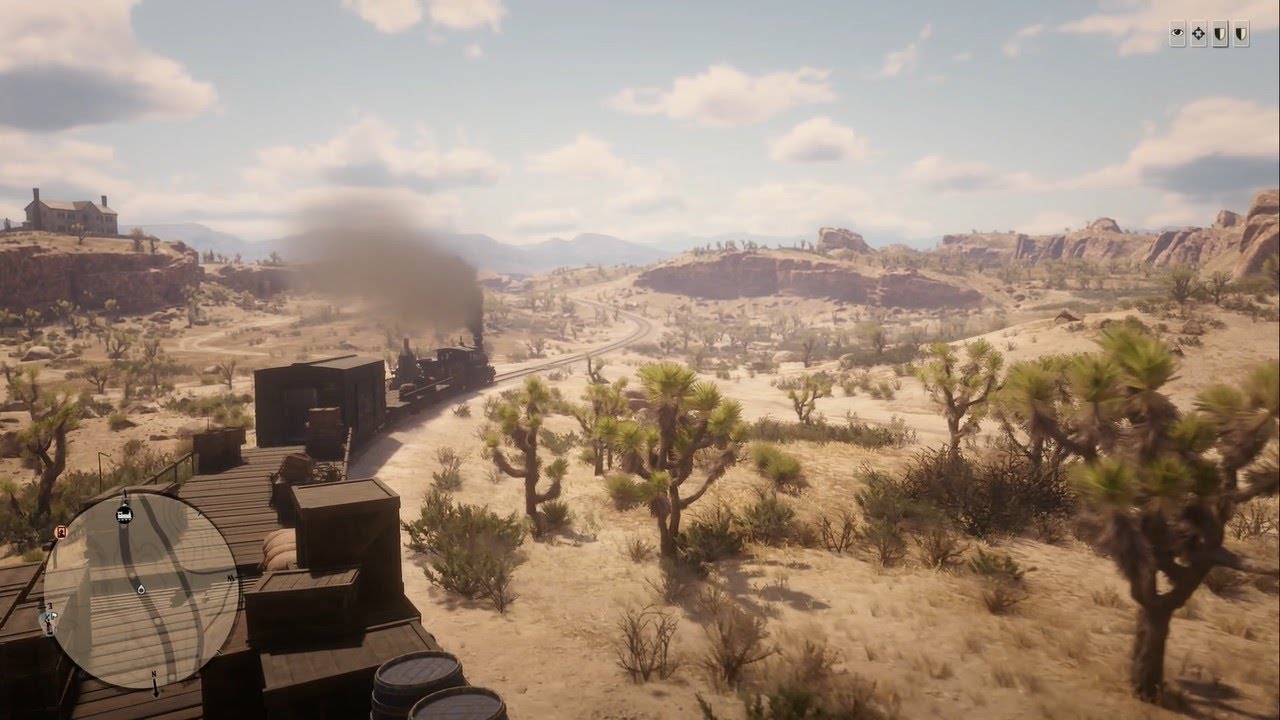 Ride on a Train around New Austin │ Beautiful Landscape │ Red Dead Redemption 2 │ Red Dead Online