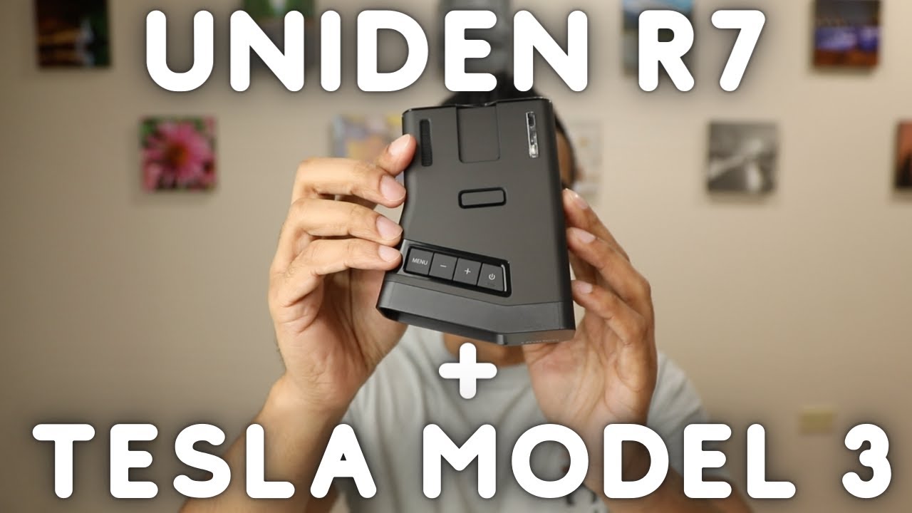 Tesla Model 3 - Uniden R7 Radar Detector