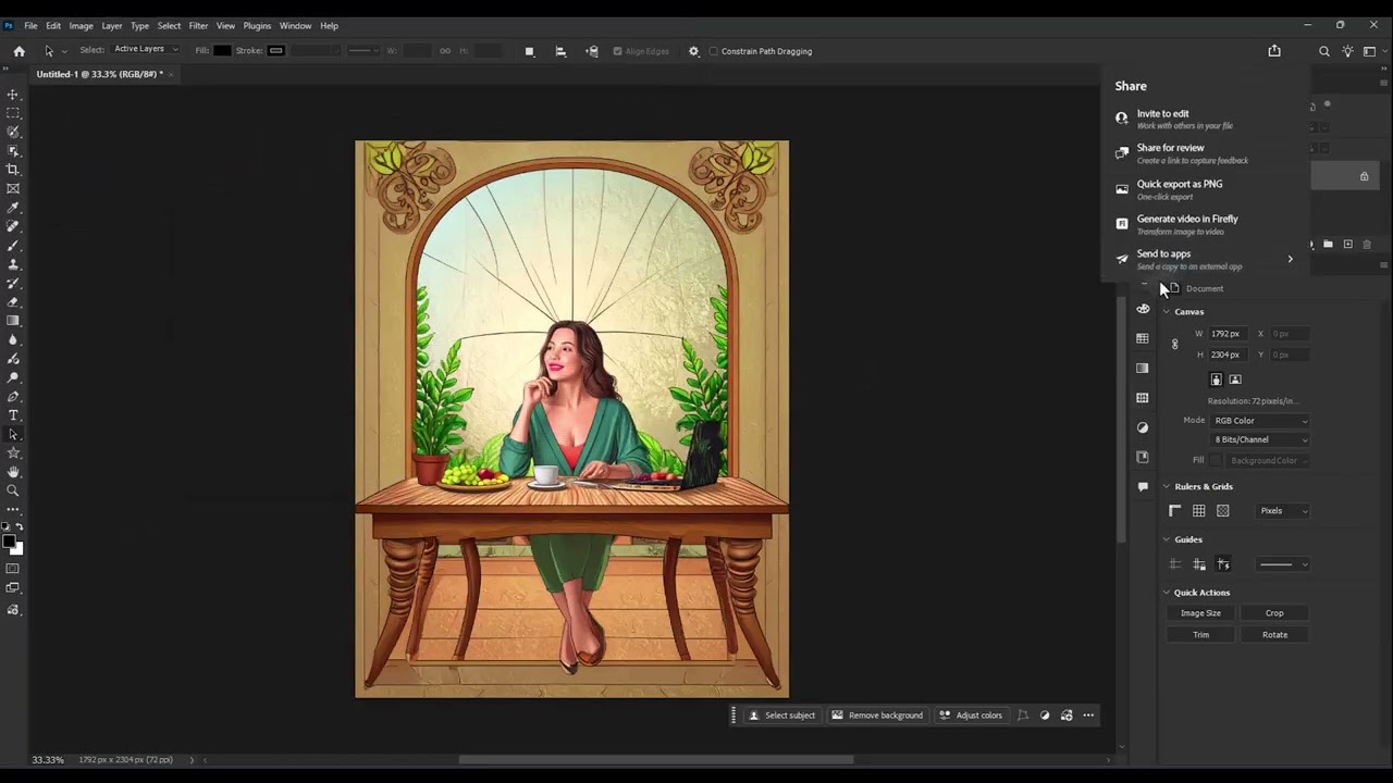 Adobe Photoshop 2026 - Ֆայլերի Կիսում, Համագործակցություն (Share Files, Collaborate) in Armenian