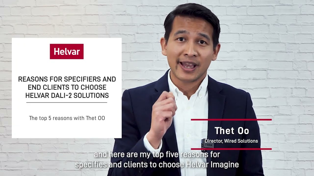 Top 5 Reasons for Specifiers and End Clients to choose Helvar DALI-2 Solutions