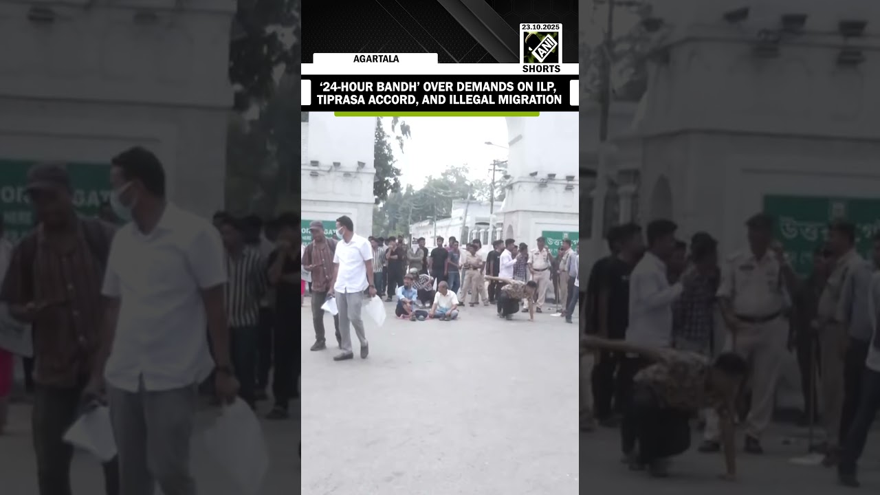 Tripura Civil Society calls &lsquo;24-Hour Bandh&rsquo; over Tiprasa Accord, Infiltration Issues in Agartala