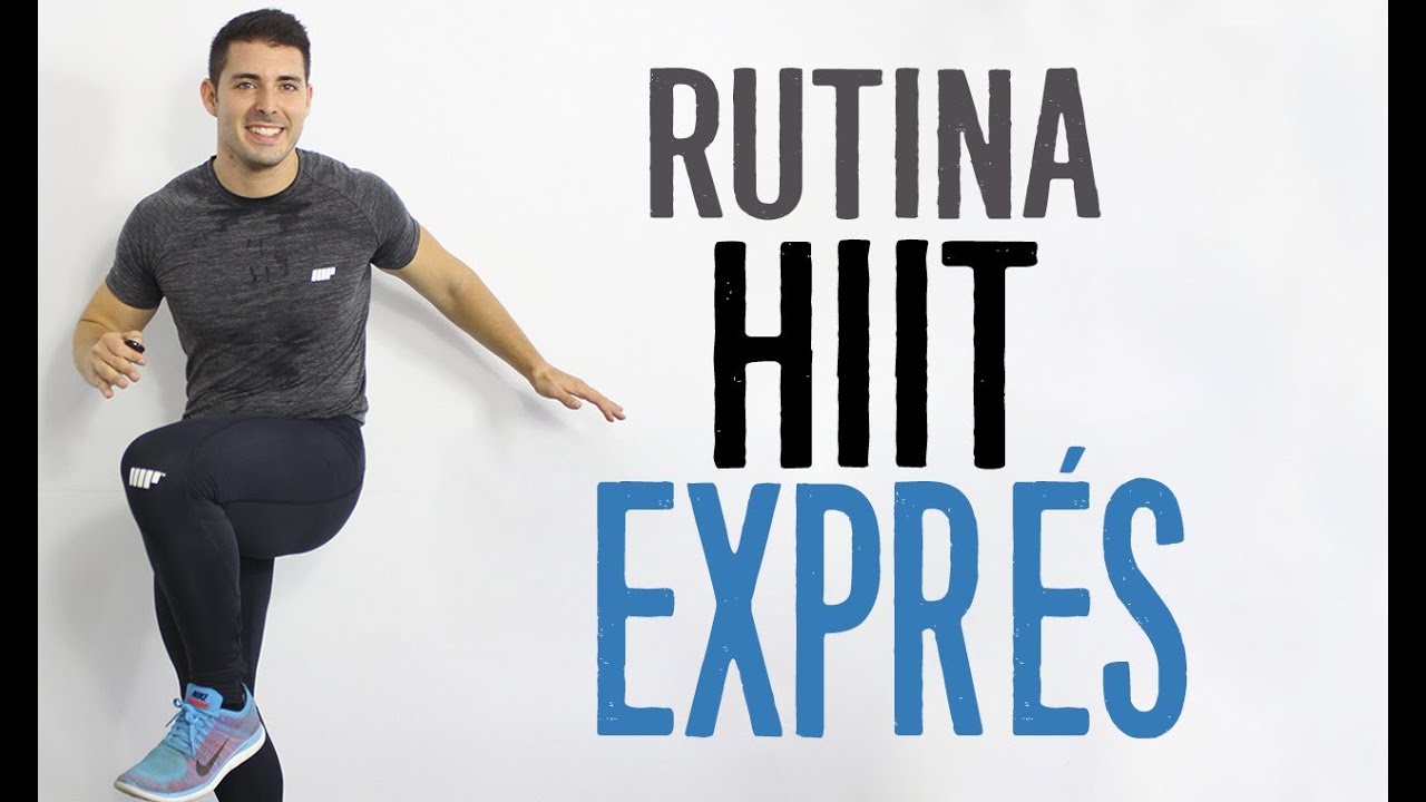 Rutina de ejercicios para adelgazar: CARDIO HIIT EXPRÉS - 15 minutos