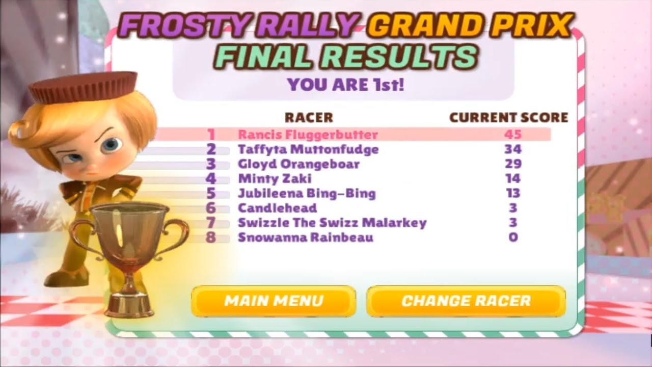 Sugar Rush Speedway | Rancis Fluggerbutter On Frost Rally