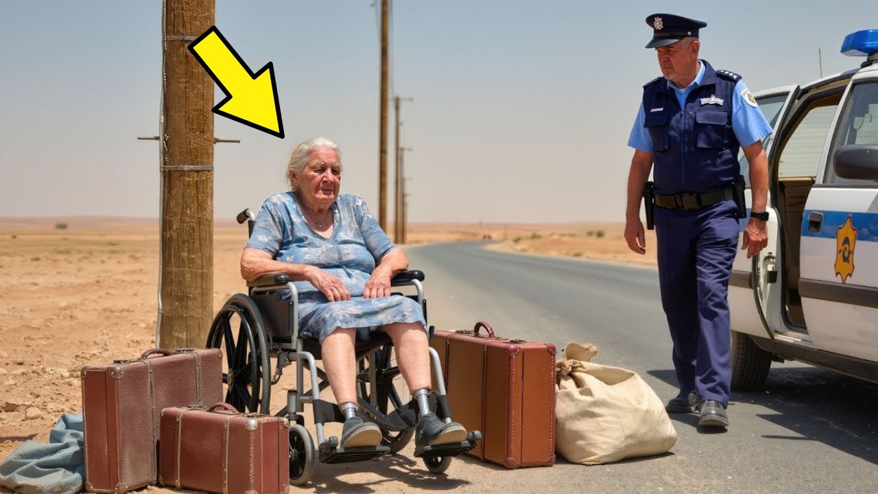 Il A Abandonné Sa Mère En Fauteuil Roulant Sur La Route, Puis L’a Vue Revenir Avec 15 Policiers…