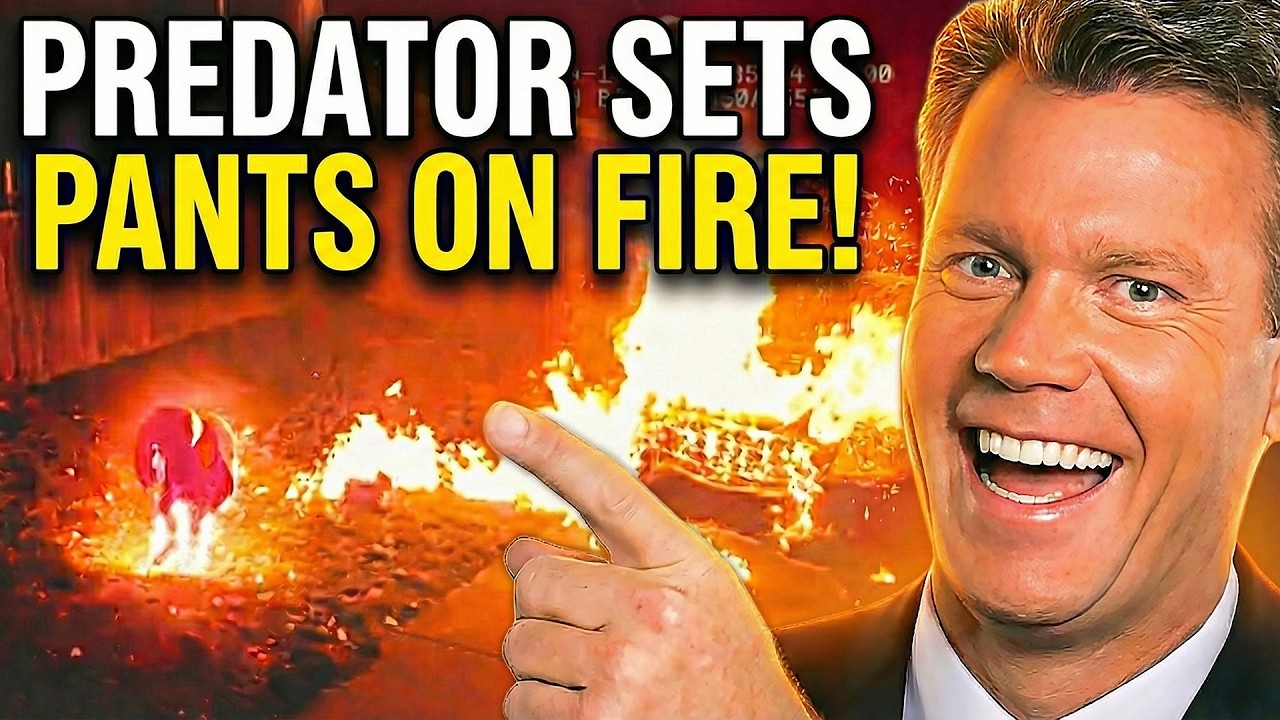 Cop Watches Predator Light His Own Pants On Fire