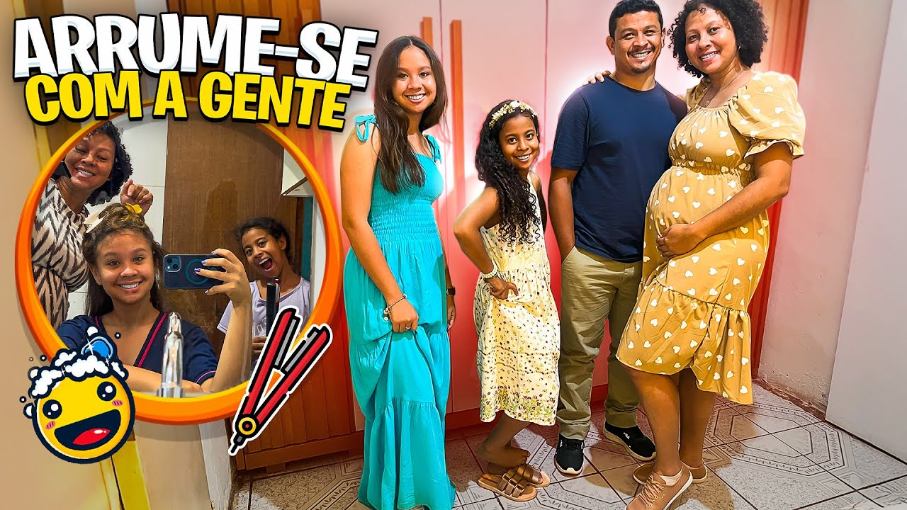 GRWM|DORA RESOLVEU MUDAR O VISUAL😱 ARRUME- SE COM A GENTE EM FAMÍLIA PRO CULTO DE DOMINGO