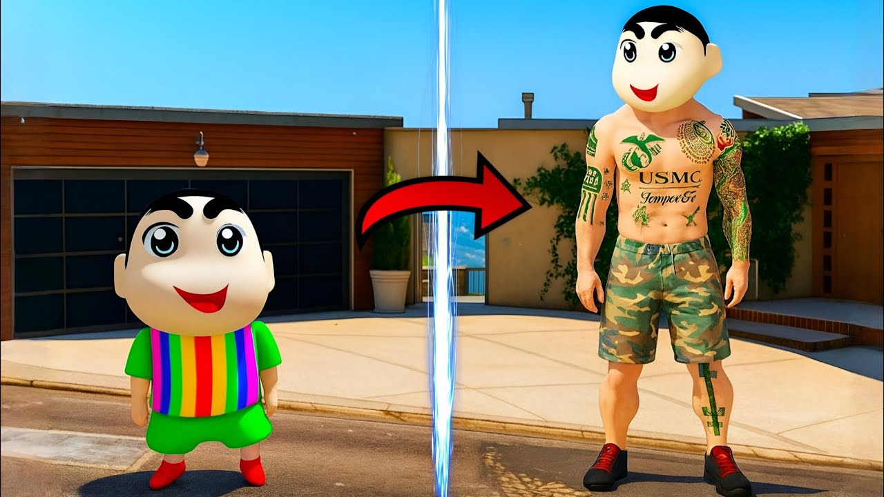 SHINCHAN BECOME STRONGEST SHINCHAN IN GTA 5