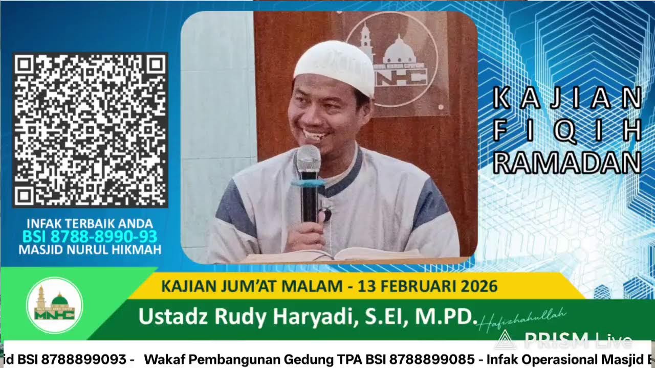 Disiarkan langsung dari Masjid Nurul Hikmah Cipayung
