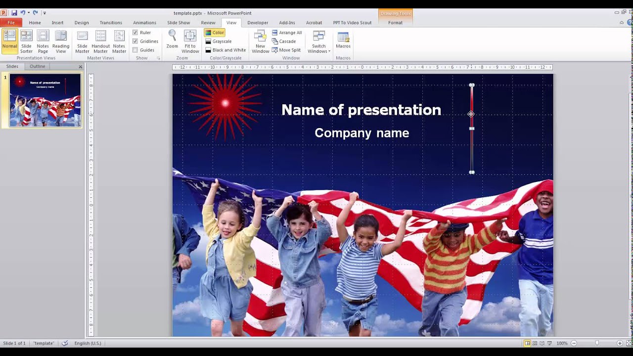 How to create Fireworks in PowerPoint ( www.PoweredTemplate.com)