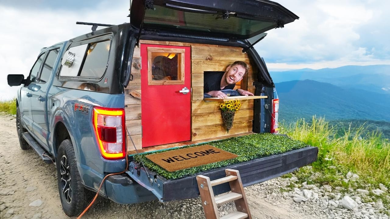 We Built A Tiny Home In Our Truck!