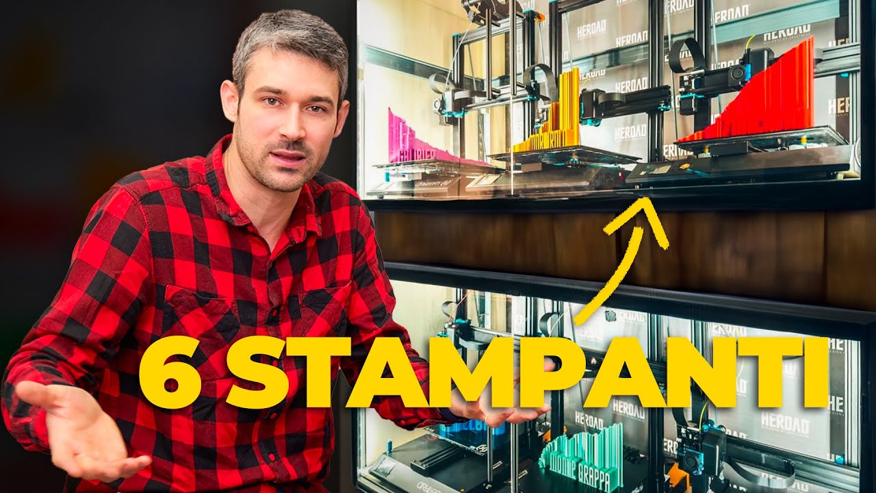 6 Stampanti 3D che stampano h24 - Da Hobby a Business
