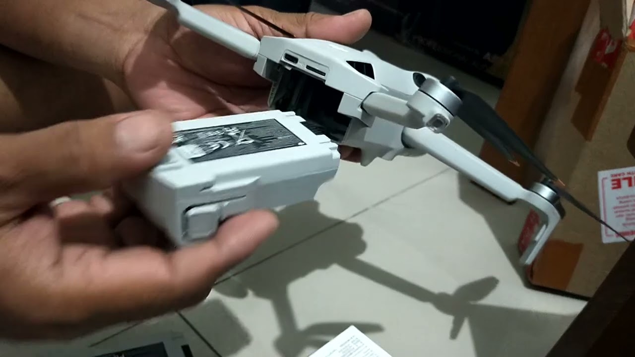 Unboxing baterai djj mini 4 Pro