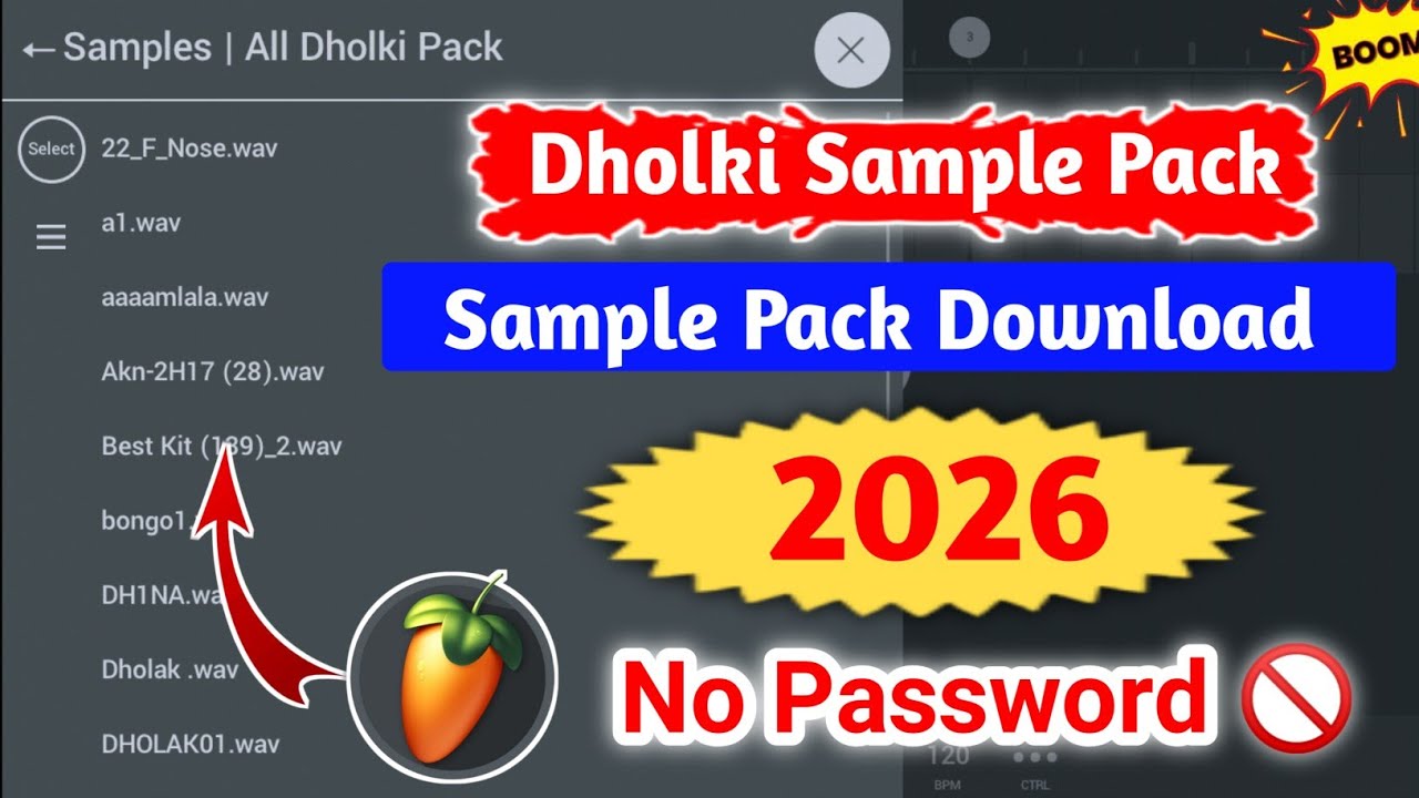 All Dholki Sample Pack 2026 । Fl Studio Sample Pack download। No Password । Dj aarju music 