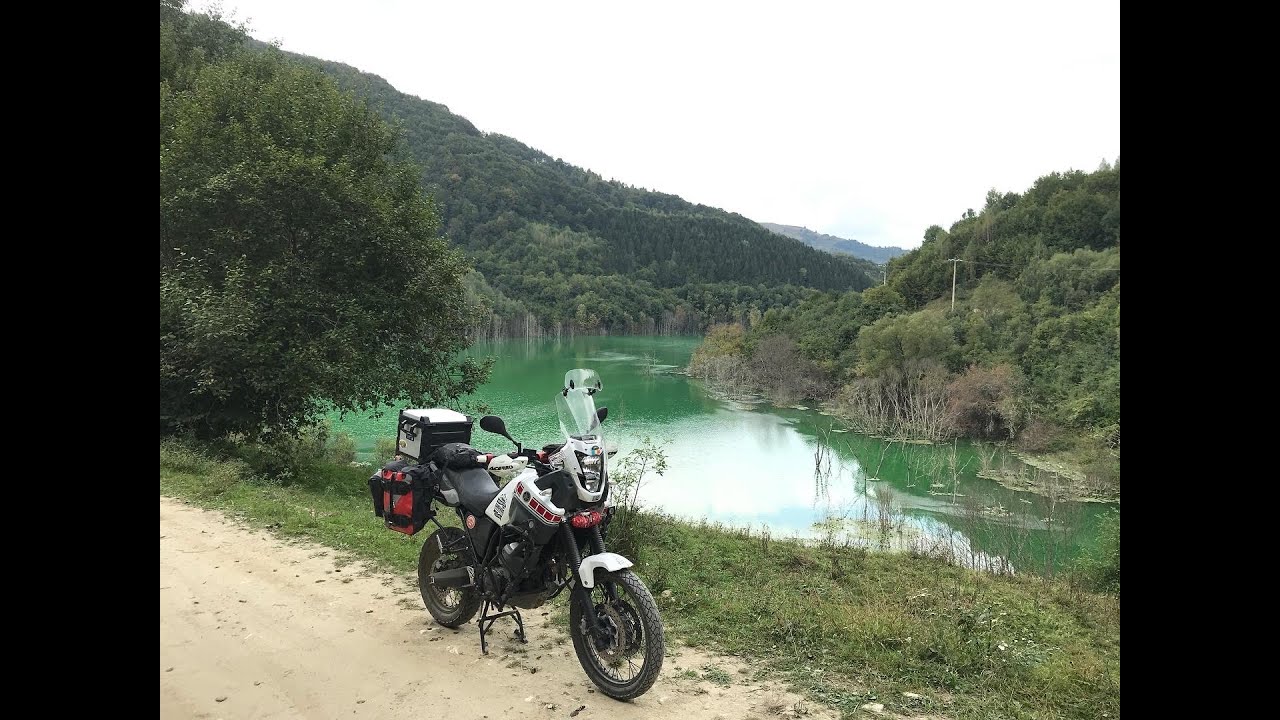MotoSumar - Iazul de decantare Valea Șesii și Biserica Scufundată