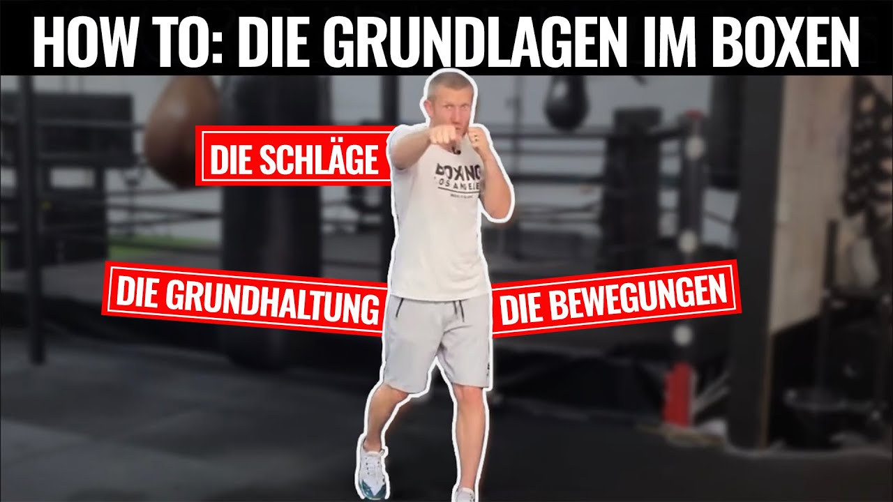 Grundlagen im Boxen -   Training für Anfänger von Zuhause aus