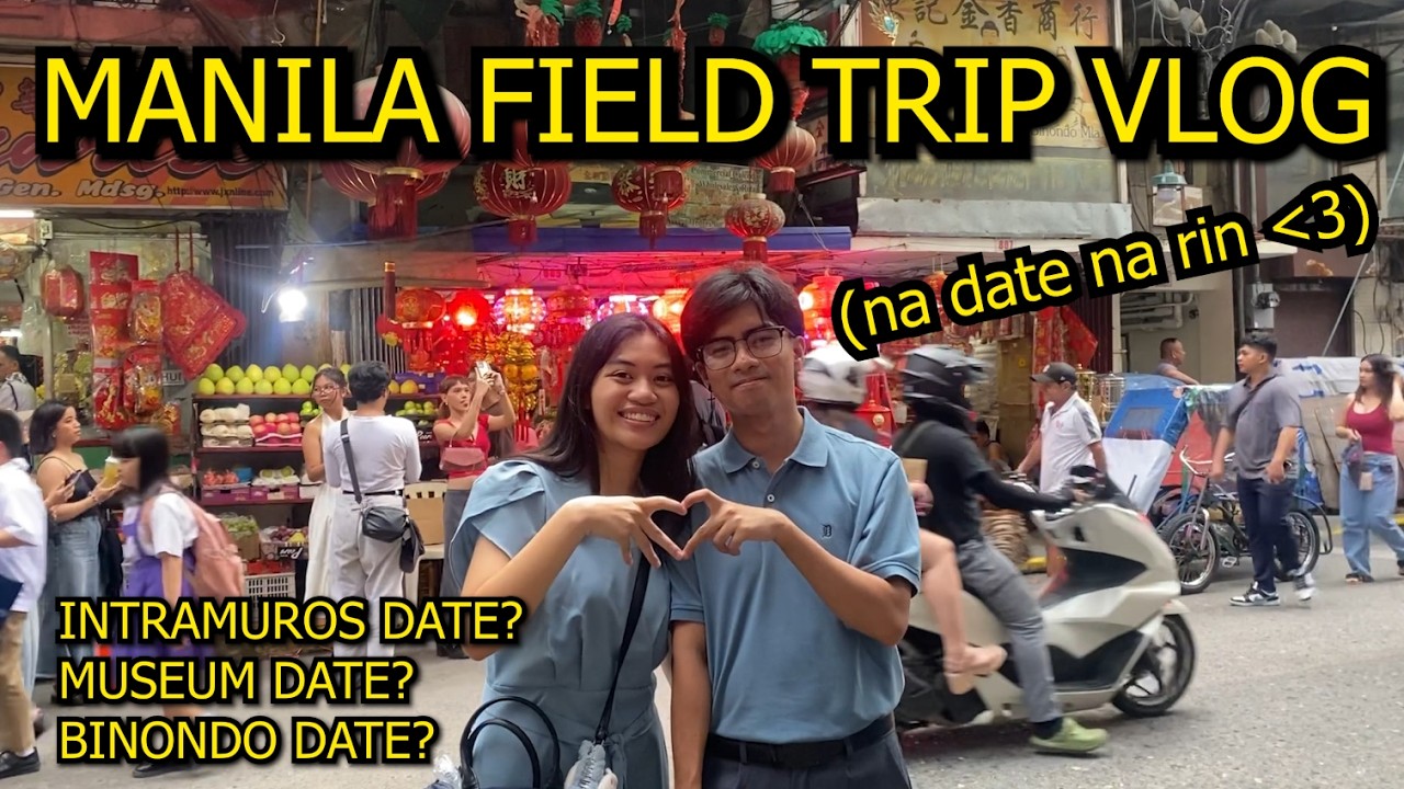 BIG 3 places in MANILA to HAVE A DATE WITH (na field trip na rin vlog)