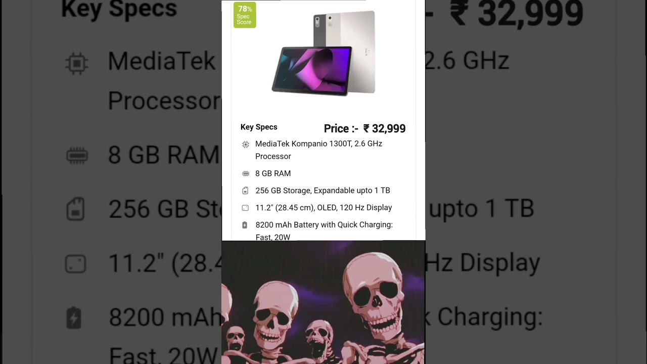 Lenovo tab P11 pro 2nd gen details #shorts