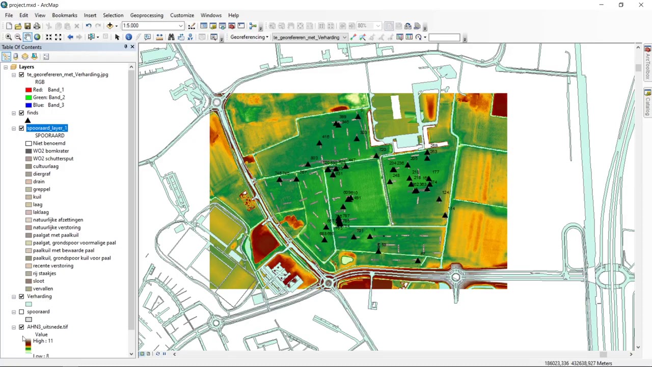 ArcGIS course, video II (georeferencing, external data sources, digitising)