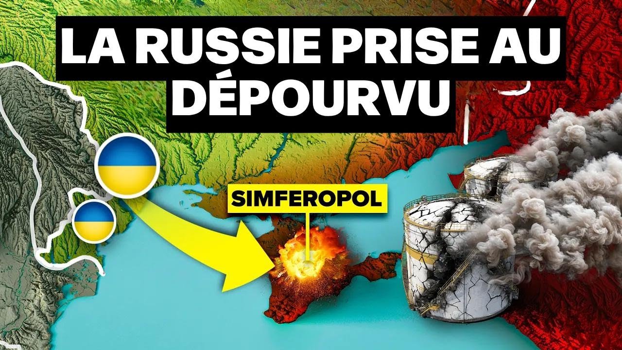 La Crim&eacute;e en flammes : l&rsquo;offensive surprise de l&rsquo;Ukraine laisse Poutine impuissant