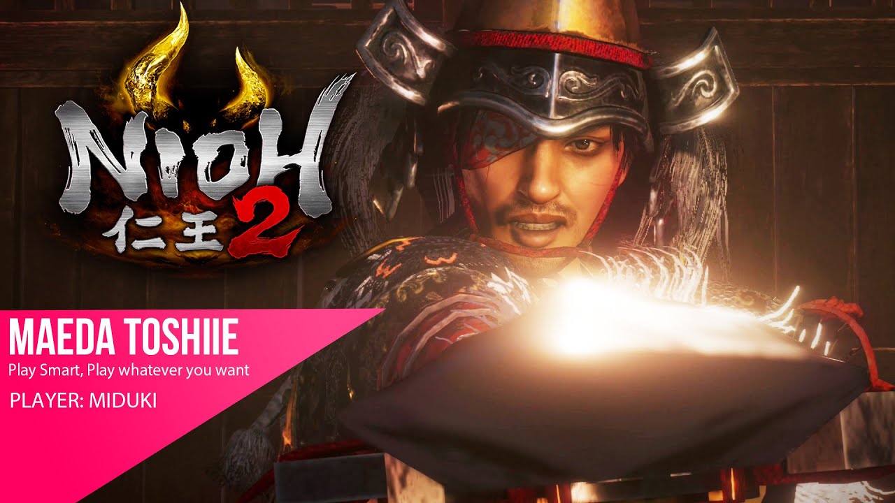 NIOH 2 BOSS - Maeda Toshiie | No Damage, Spear