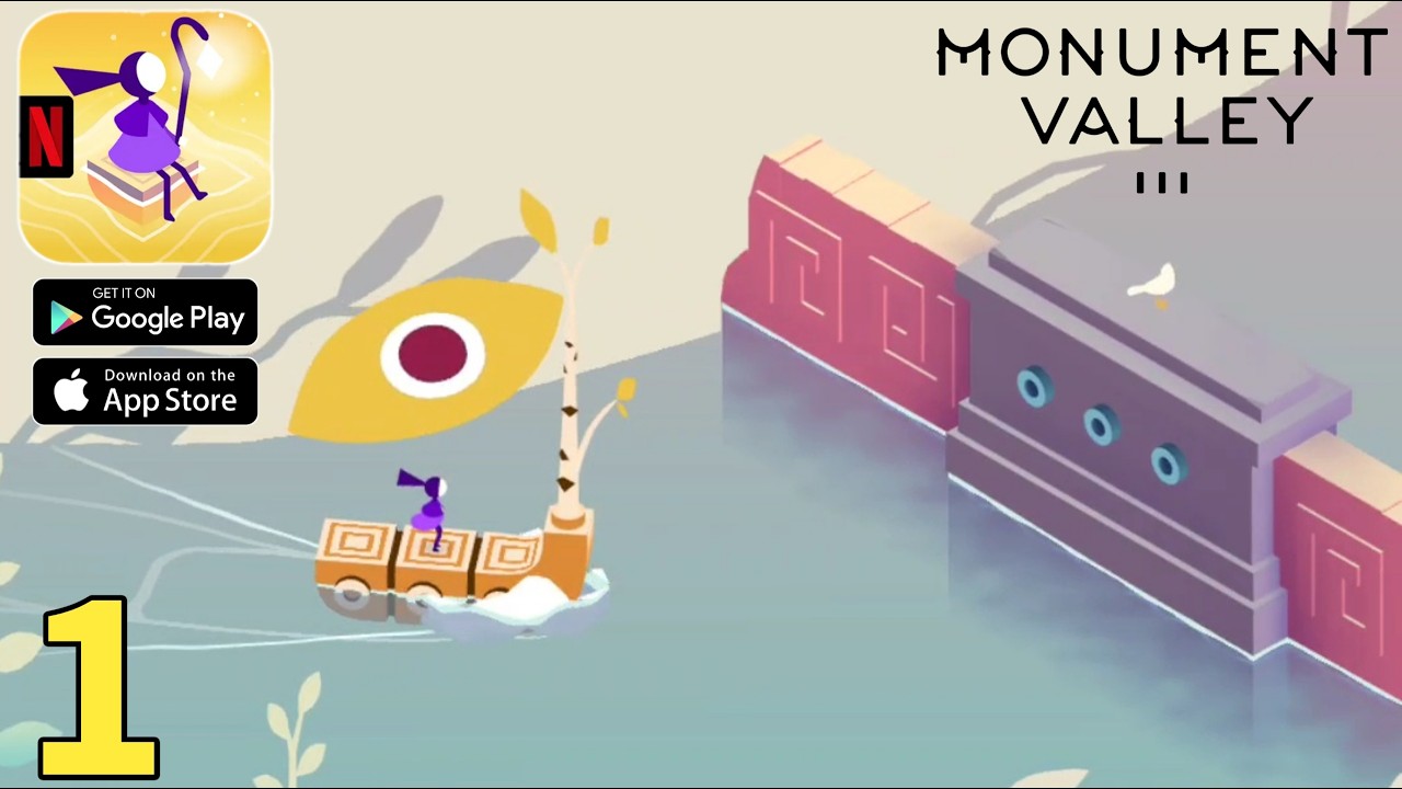 Monument Valley 3 NETFLIX Gameplay Walkthrough Part 1 (iOS, Android)
