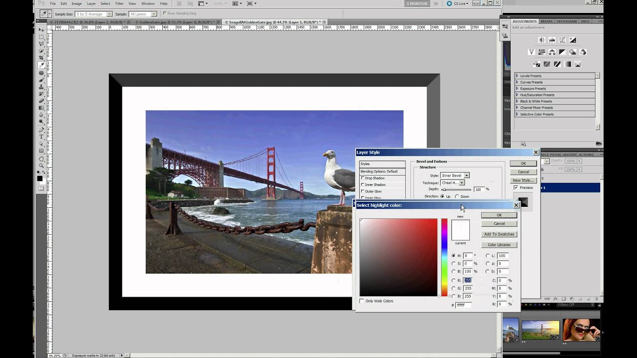 Digital Frame in Photoshop