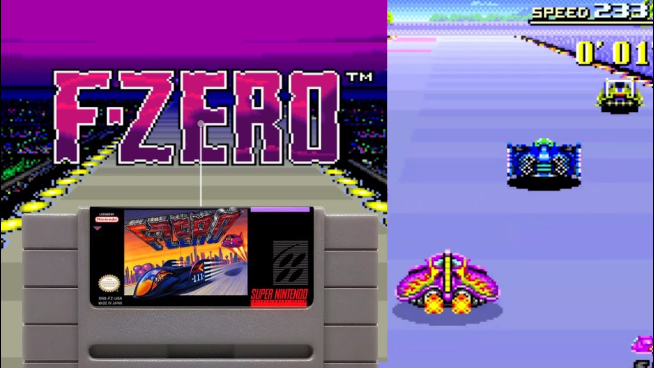 F-Zero (Nintendo, 1991) - SNES Gameplay HD