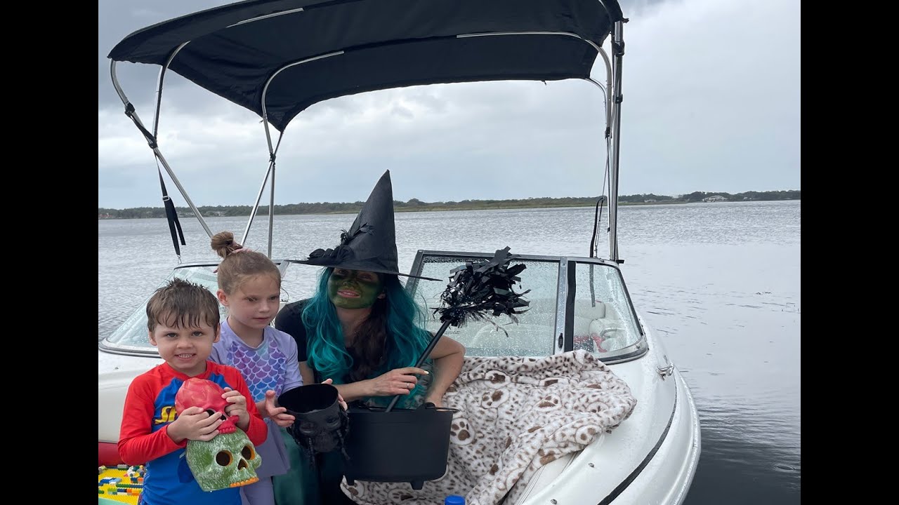 We’re NOT Alone on the Boat! A funny surprise for a Witch!