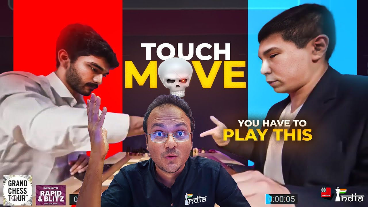 When Gukesh faced the wrath of touch to move rule | Gukesh vs Wesley So | Superunited Blitz 2025