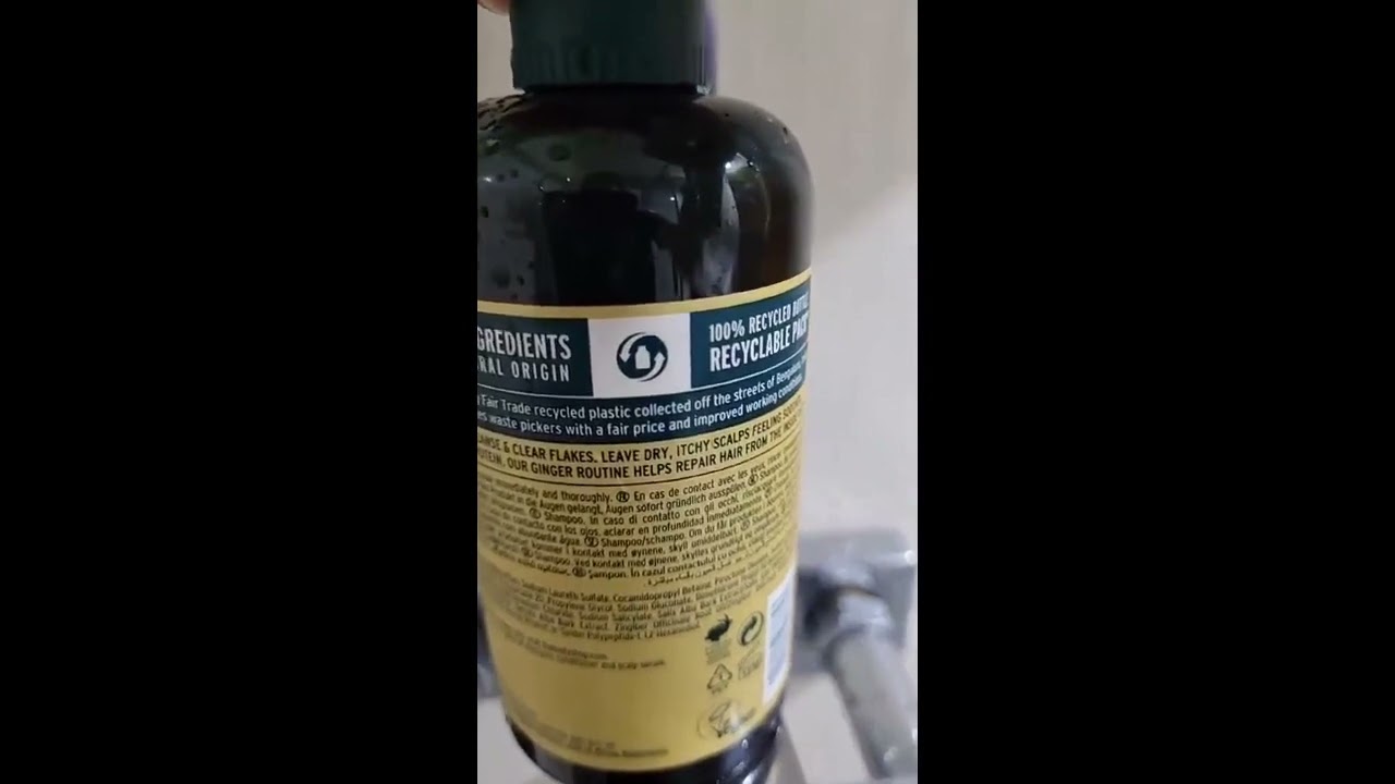 Review  The Body Shop Ginger Anti-Dandruff Shampoo