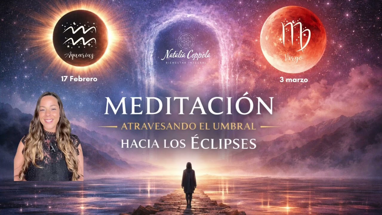 Meditación Eclipse Solar en Acuario 2026 | Umbral hacia el Eclipse en Virgo
