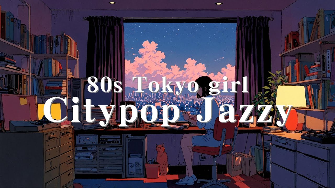 夜に溶ける甘い歌声&hellip;City Pop & Lofi Jazzで癒される時間 🌙☕