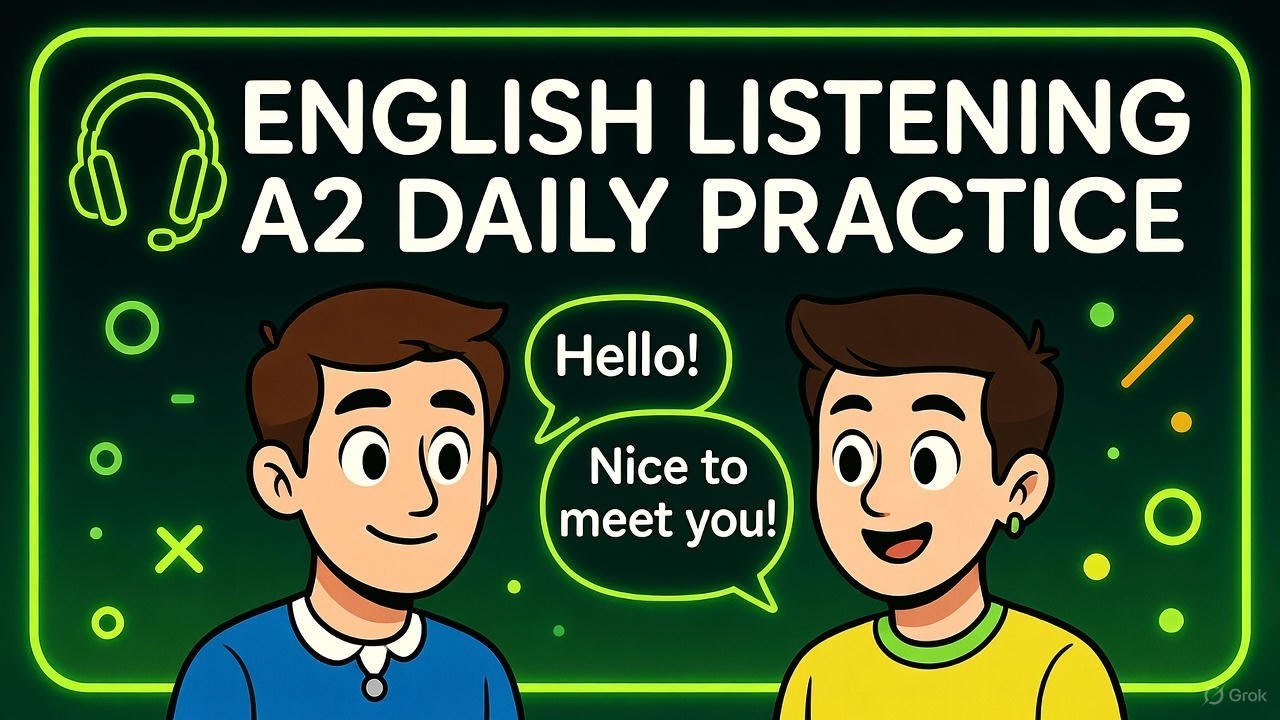English Listening A2 Practice