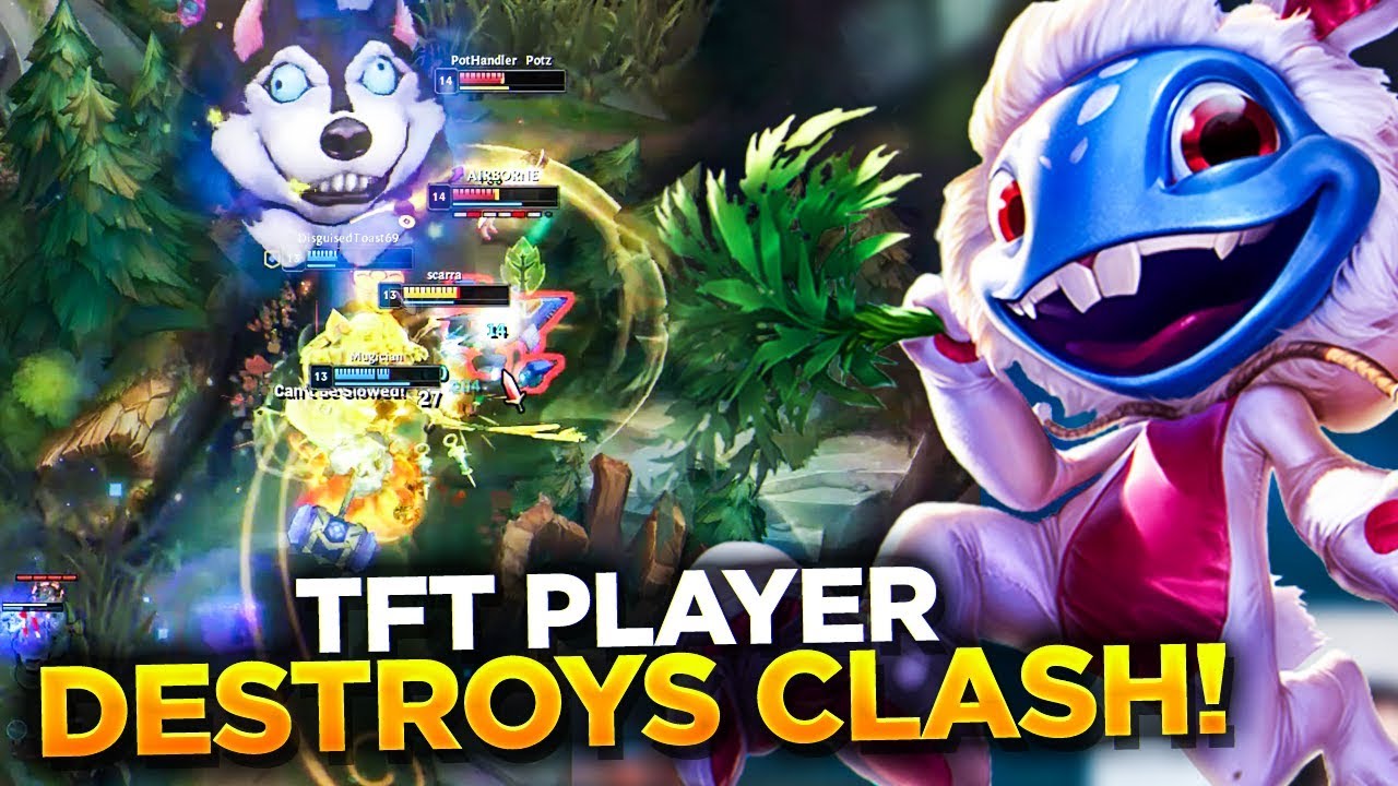 [LOL] TFT STREAMER PLAYS LEAGUE CLASH FOR THE FIRST TIME | League of Legends