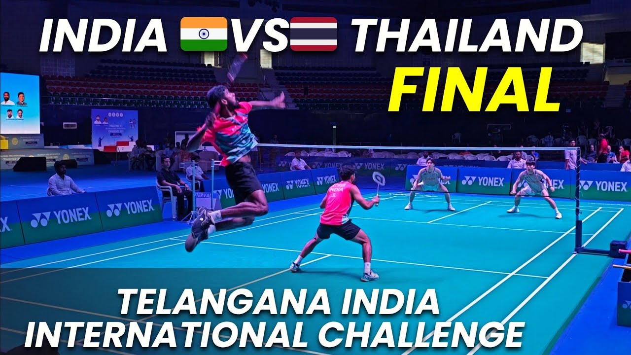 ARJUN MR /HARIHARAN vs P KAOSAMAANG/T PUNPANICH |TELANGANA INTERNATIONAL CHALLENGE MEN'S DOUBLES 