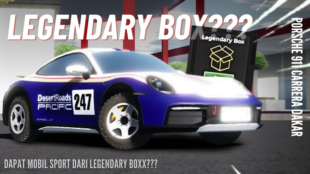 AKU DAPAT MOBIL SPORT INI DARI LEGENDARY BOX | APAAN TUH?!! NAWGAME | ROBLOX CDID