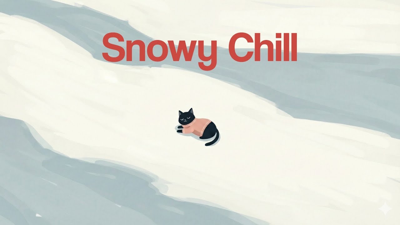 Cozy Winter Ambience 🌨️ Chill Beats & Piano to Warm Your Soul